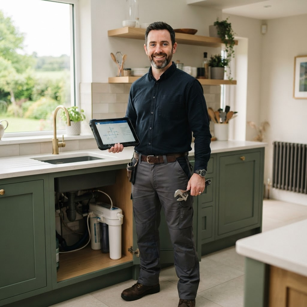 A friendly Irish tradesperson ready to help